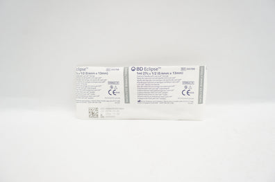BD 305789 Eclipse Injection Ndle. with Luer-Lok Syringe 1ml 27G x 1/2inch